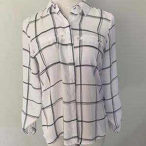 Apt. 9 B&W Casual Women’s Top